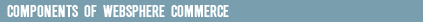 Components of WebSphere Commerce